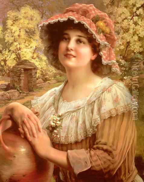 Country Spring Oil Painting - Emile Vernon