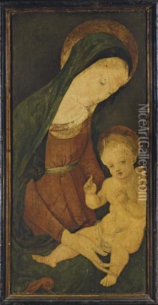 Vierge A L'enfant Oil Painting - Liberale Da Verona