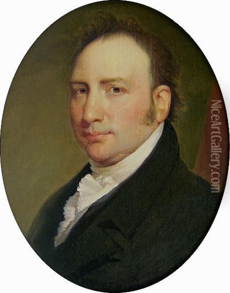 Portrait Of Mr. Robert Waterston Oil Painting - Gilbert Stuart