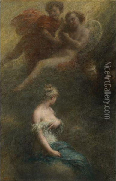La Damnation De Faust Oil Painting - Ignace Henri Jean Fantin-Latour