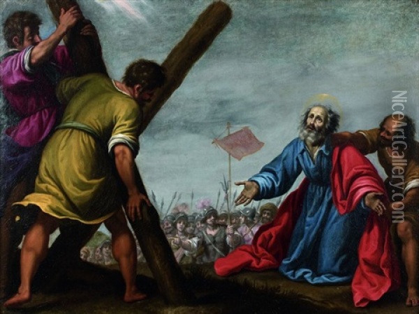Le Martyre De Saint Andre Oil Painting - Lorenzo Lippi