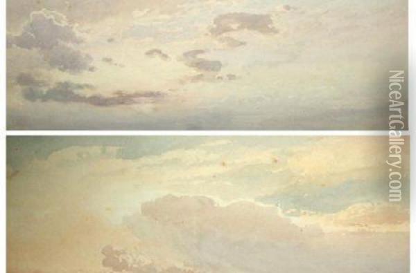 Cloud Studies Oil Painting - Thomas Pyne