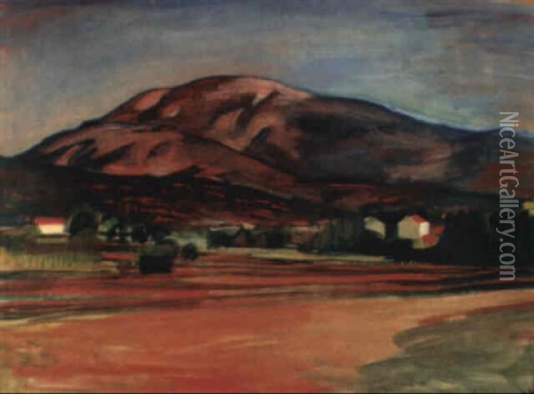 Landschaft Oil Painting - Georges (Karpeles) Kars
