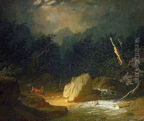 The Storm Oil Painting - George Caleb Bingham