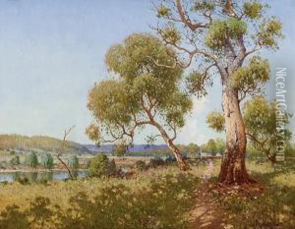 Landscape Oil Painting - William Lister Lister