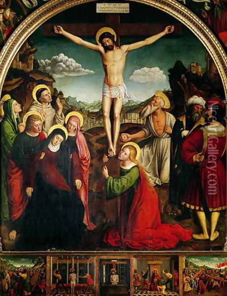 Crucifixion Oil Painting - Ludovico Brea