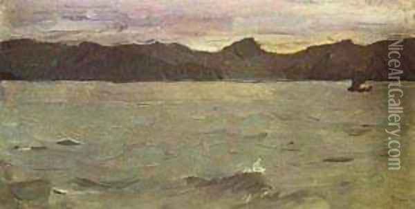 The White Sea 1894 Oil Painting - Valentin Aleksandrovich Serov