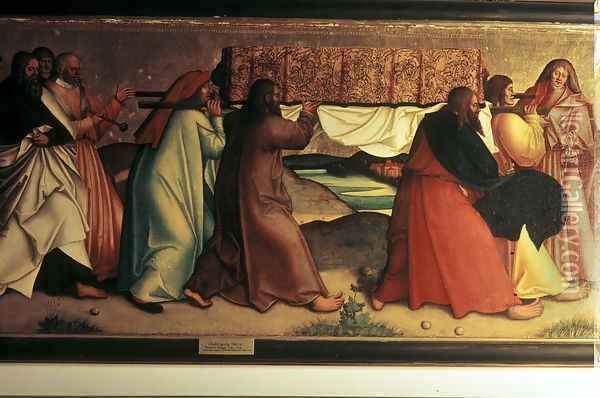 Mary entombment Oil Painting - Bernhard Strigel