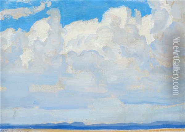 Clouds, New Mexico Oil Painting - Maynard Dixon