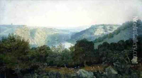 The Avon Gorge with Clifton and the Hotwells Bristol Oil Painting - Francis Danby