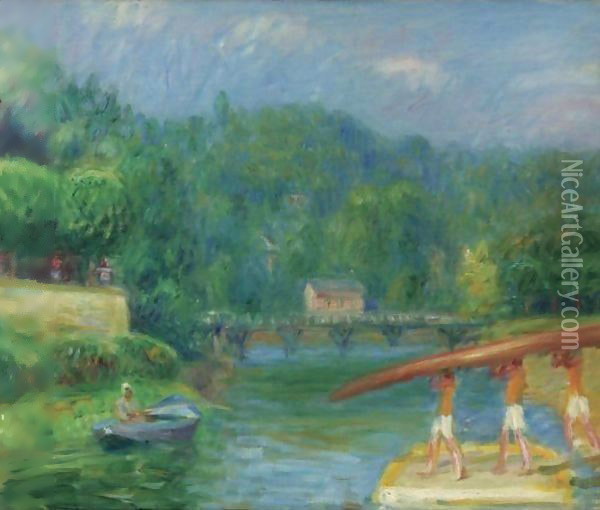 The Shell, Adam Isle Oil Painting - William Glackens