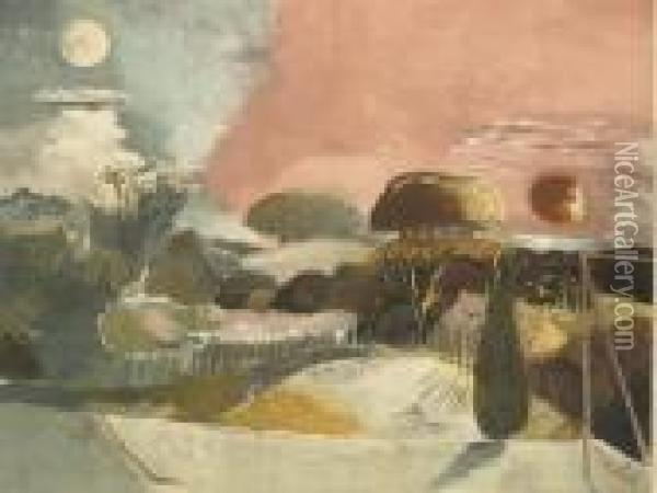 Landscape Of The Vernal Equinox (postan L24) Oil Painting - Paul Nash