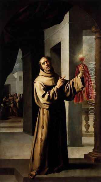 Saint James of the Marches Oil Painting - Francisco De Zurbaran