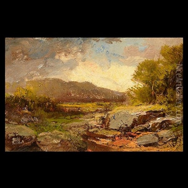 Mountain Landscape Oil Painting - William Keith