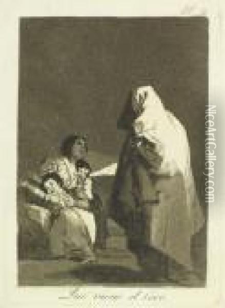 los Caprichos Oil Painting - Francisco De Goya y Lucientes