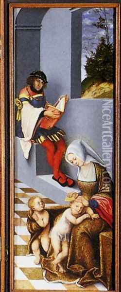 Right panel Oil Painting - Lucas The Elder Cranach