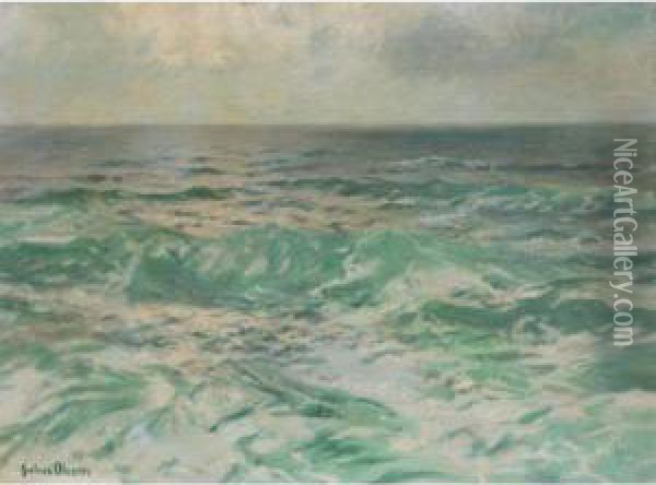 Seascape Oil Painting - Julius Olsson