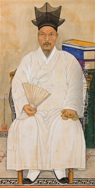 Portrait Oil Painting -  Chae Yong-shin