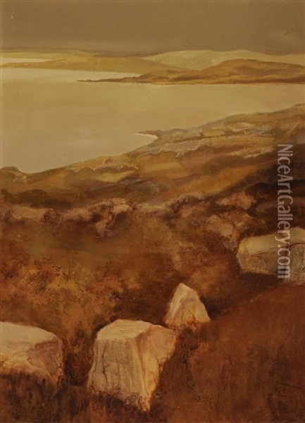 West Of Ireland Seascape Oil Painting - Arthur Armstrong