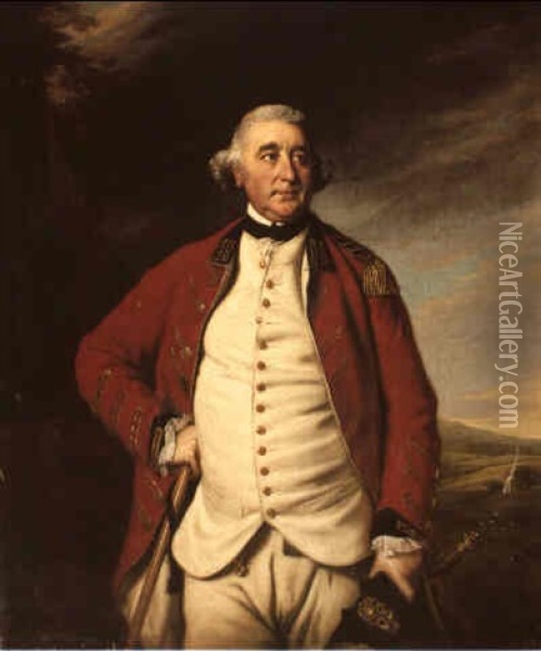 Portrait Of Henry Herbert, 10th Earl Of Pembroke (1734-1794) Oil Painting - Nathaniel Dance Holland (Sir)