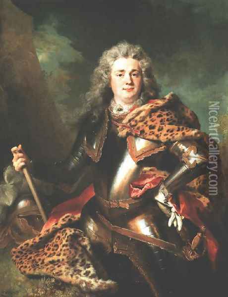 Francois de Gontaut, Duc de Biron Oil Painting - Nicolas de Largilliere