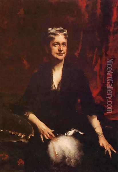 Portrait of Mrs. John Joseph Townsend (Catherine Rebecca Bronson) Oil Painting - John Singer Sargent