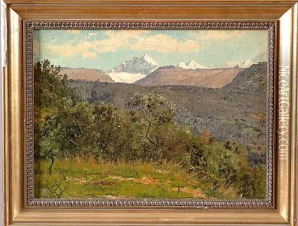 Vue De Montagne Oil Painting - William Baptiste Baird