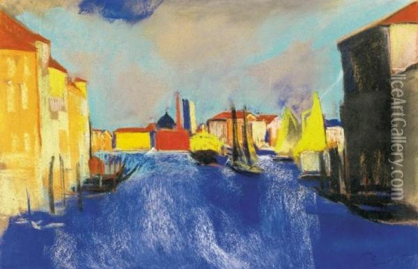 Venice Oil Painting - David Jandi
