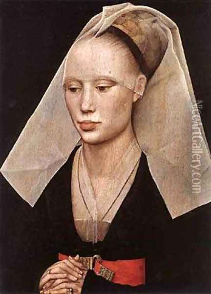 Portrait Of A Lady Oil Painting - Rogier van der Weyden