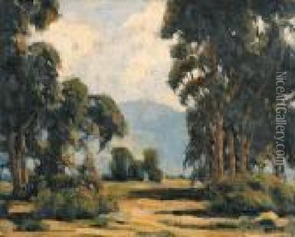 Eucalyptus Oil Painting - Edgar Alwin Payne