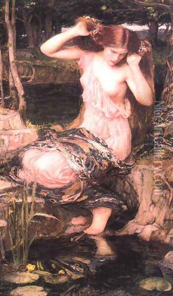 Lamia 1909 Oil Painting - John William Waterhouse