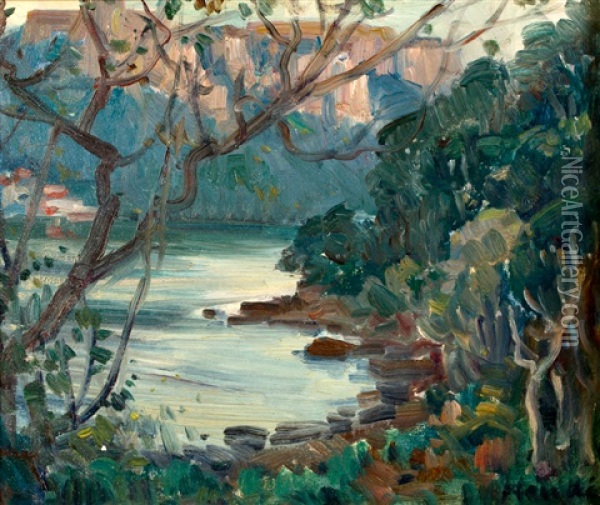 Hex River Landscape Oil Painting - Pieter Hugo Naude
