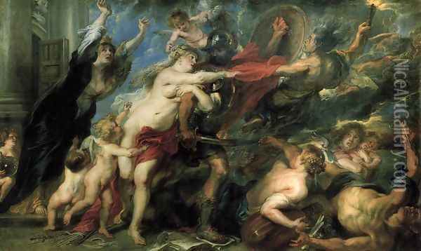 The Consequences of War 1637-38 Oil Painting - Peter Paul Rubens
