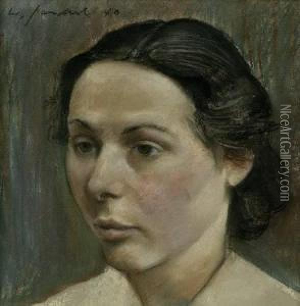 Frauenportrat Oil Painting - Willy Jaeckel
