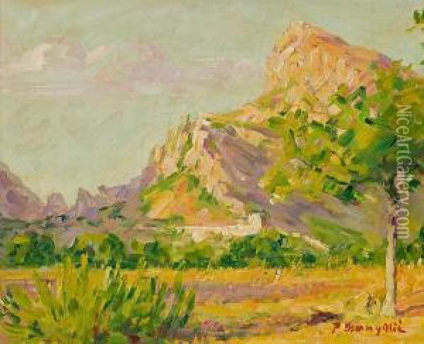 Paisaje De Mallorca Oil Painting - Pere Ysern Y Alie