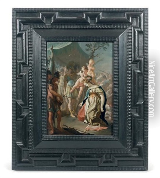 Le Martyre De Saint Ursule Oil Painting - Franz Anton Maulbertsch