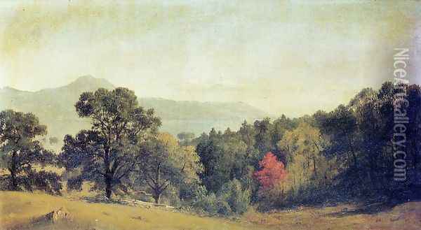 Scene at Bolton, Lake George Oil Painting - Sanford Robinson Gifford