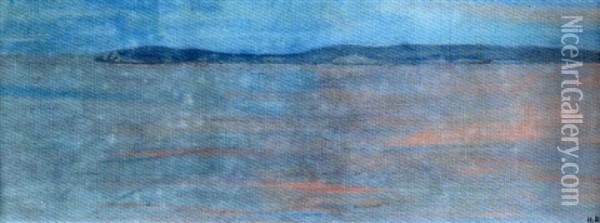 Abend Am Mittelmeer Oil Painting - Hans Emmenegger