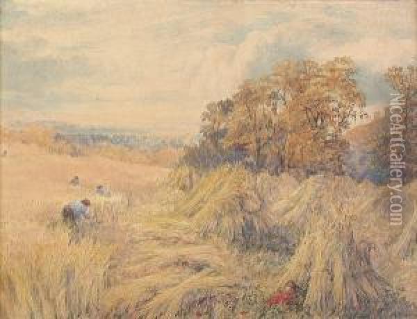 Harvest Time Oil Painting - George Lucas