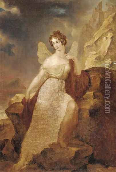 A classical female figure Oil Painting - Richard Westall