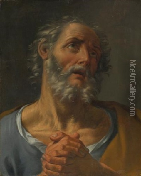 The Penitent St. Peter Oil Painting - Donato Creti