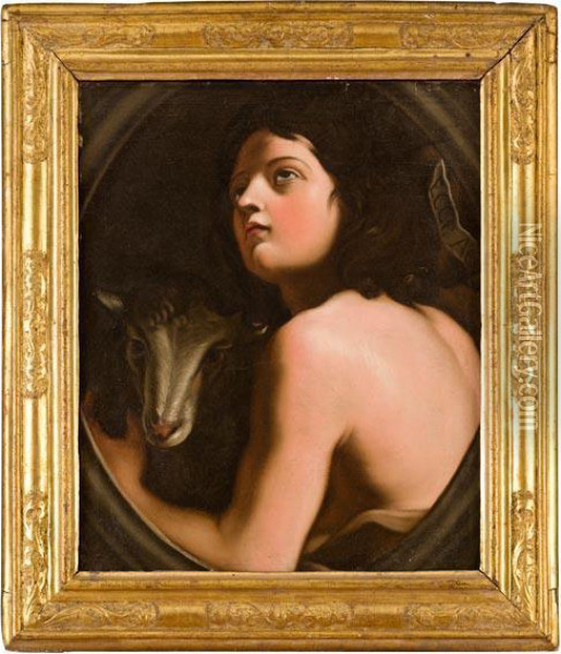 San Giovannino Oil Painting - Francesco Pacecco De Rosa
