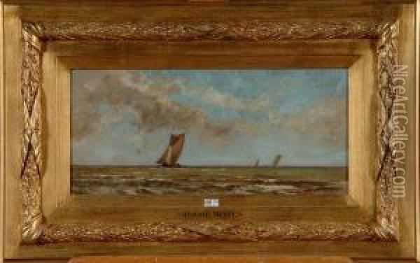 Marine Oil Painting - Auguste Henri Musin