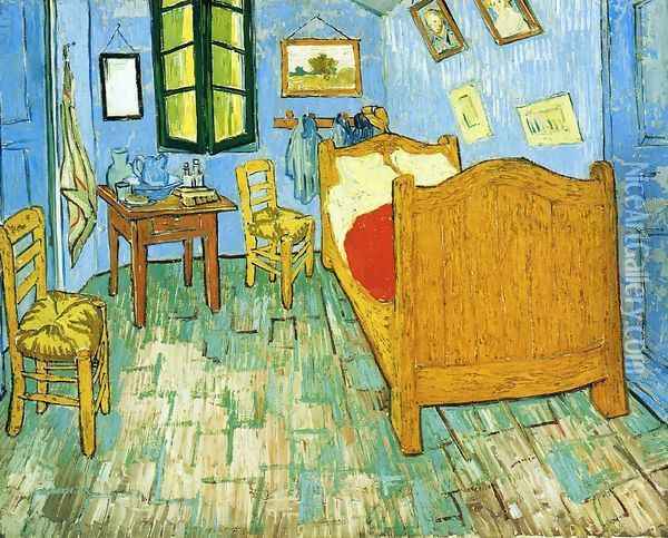 Vincent's Bedroom in Arles I Oil Painting - Vincent Van Gogh