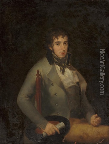 Portrait Of Don Isidro Gonzalez Velasquez Oil Painting - Francisco Goya