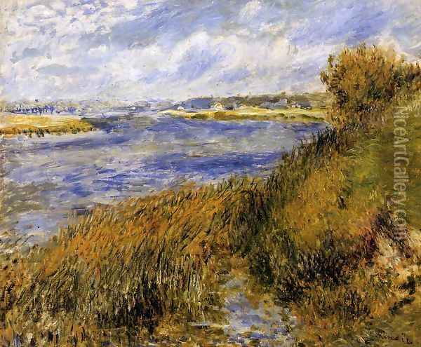 The Banks Of The Seine At Champrosay Oil Painting - Pierre Auguste Renoir