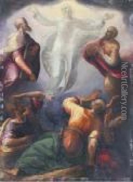 The Transfiguration Oil Painting - Giulio Cesare Procaccini