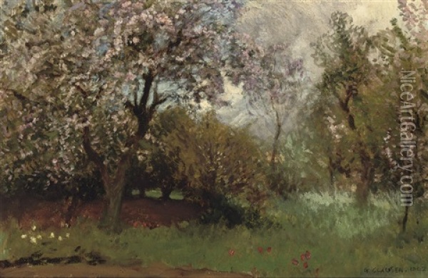 Spring Oil Painting - Sir George Clausen