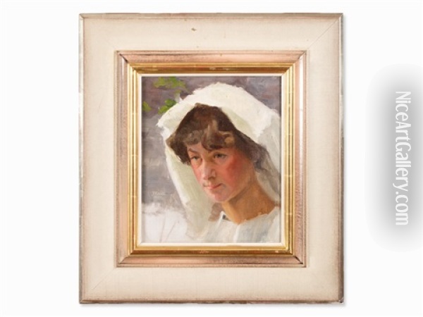Breton Girl Oil Painting - Wilhelm List
