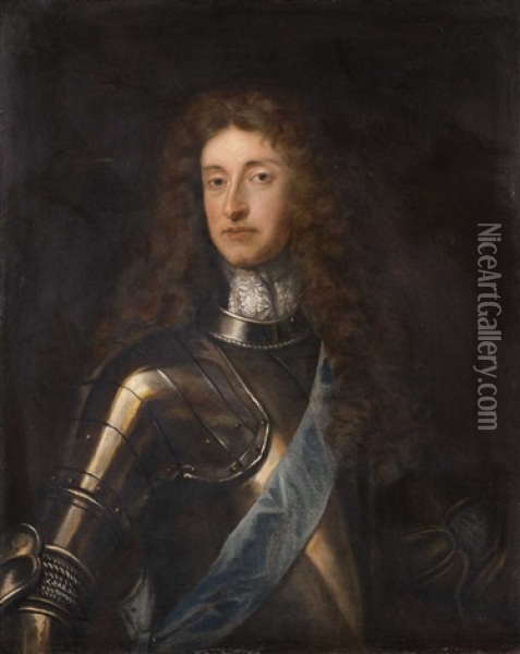 Portrait Of James Ii, King Of England Oil Painting - Willem Wissing